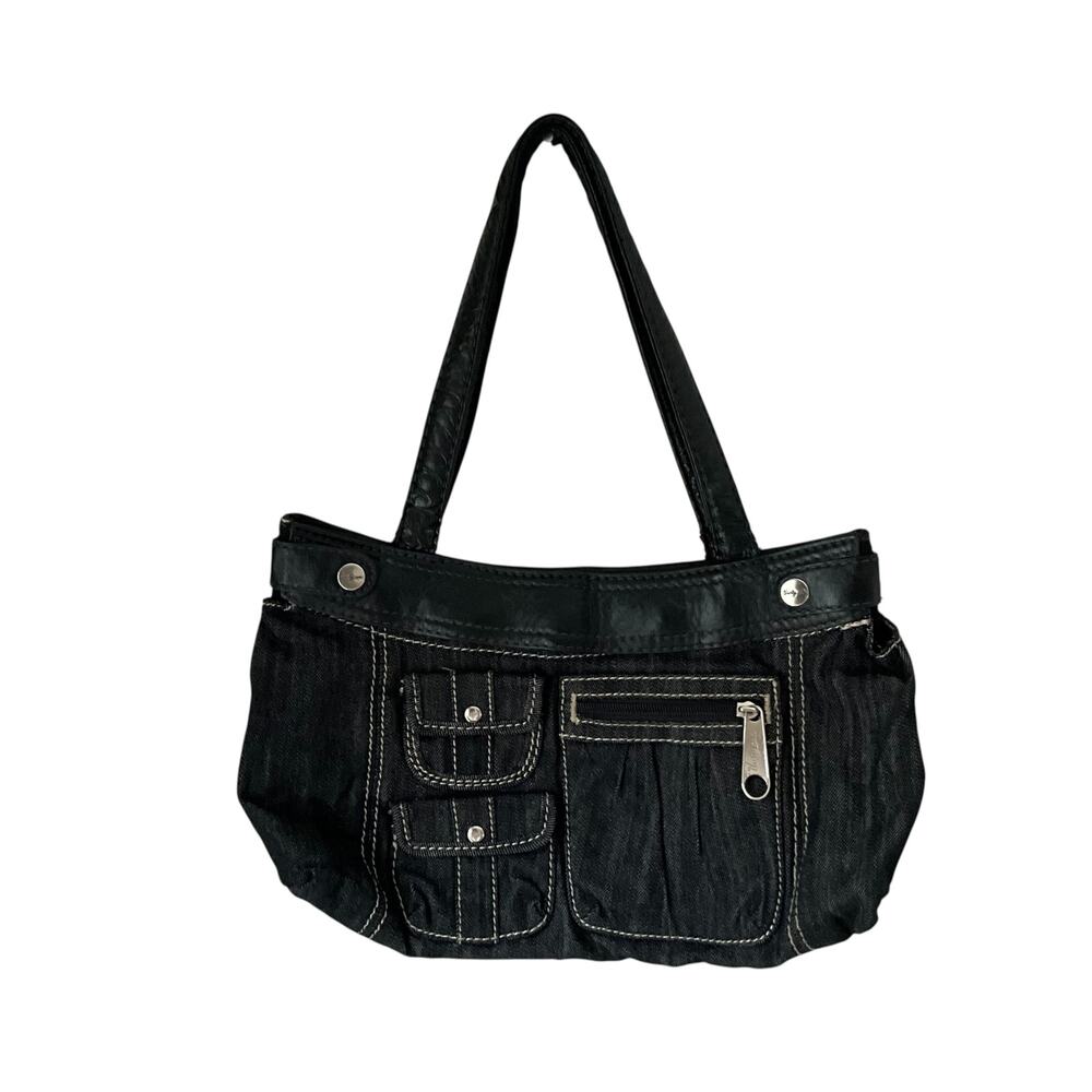 Thirty-one Black Denim Handbag: Y2K, Modern
